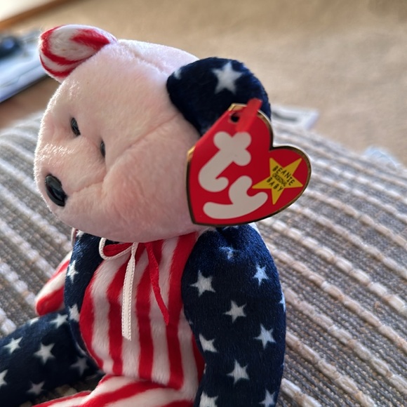 1999 Spangle Beanie Baby with RARE Pink Head - Picture 2 of 6